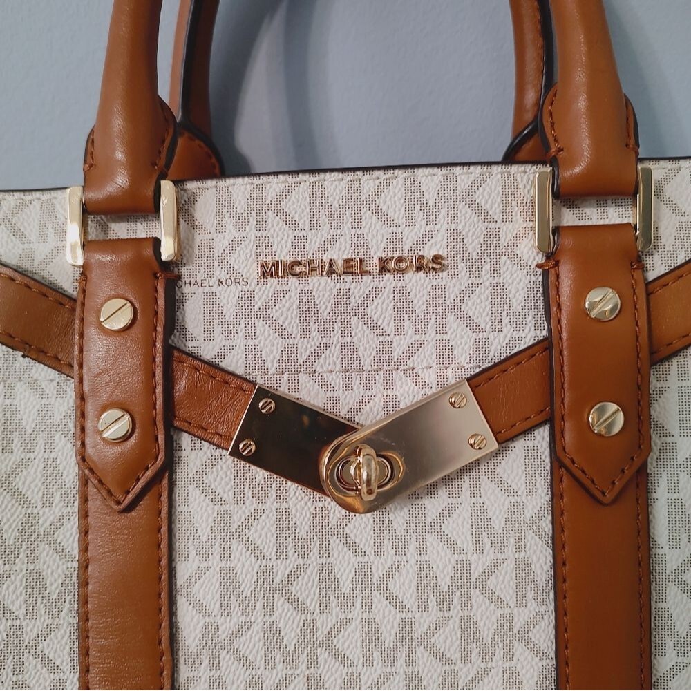 Michael Kors Nouveau Hamilton satchel EUC - Picture 3 of 10